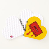 Rode Hart Cassette Notitieboek (Binnen)
