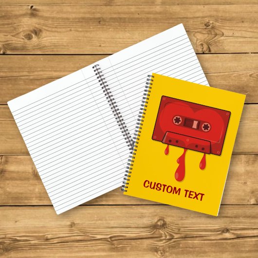 Rode Hart Cassette Notitieboek