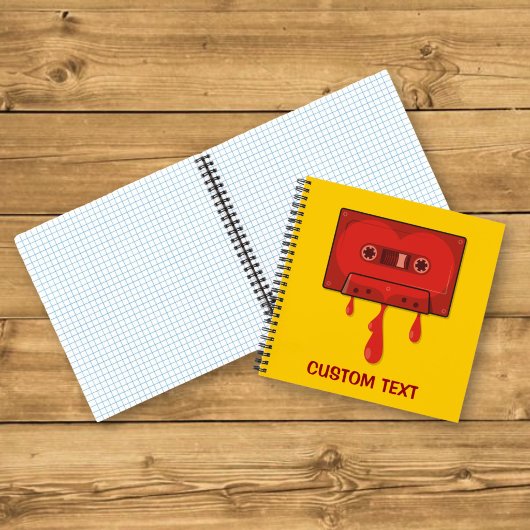 Rode Hart Cassette Notitieboek
