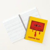 Rode Hart Cassette Notitieboek (Binnen)