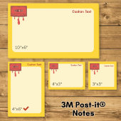 Rode Hart Cassette Post-it® Notes