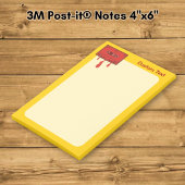 Rode Hart Cassette Post-it® Notes