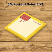 Rode Hart Cassette Post-it® Notes
