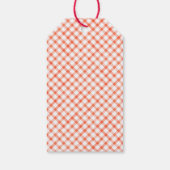 Rode hart cute kleine cadeautag cadeaulabel (Achterkant)