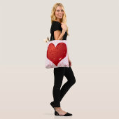 Rode Hart ECG-monitor Gezondheidszorg Tote Bag