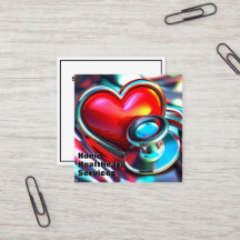 Rode Hart en Chrome Stethoscoop Gezondheidszorg