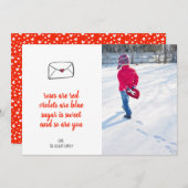 Rode Hart Envelop Valentijn Fotokaarten Feestdagenkaart (Voorkant / Achterkant)