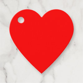 Rode Hart Favor Tag Bedankjes Labels