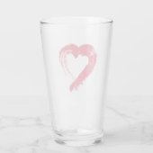 Rode Hart Glas Tumbler (Achterkant)