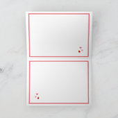 Rode hart houdt van kussen en knuffels valentijns feestdagen kaart (Binnen)