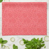 Rode Hart Keuken Handdoek (Gevouwen)