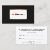 Rode Hart Klantappreciatie Verwijzing 2 (Voorkant / Achterkant)