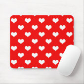 Rode Hart Liefde Design  Muismat (Met muis)