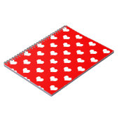 Rode Hart Liefde Design  Notitieboek (Linkerzijde)