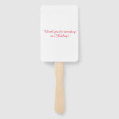  rode hart liefde nooit mislukt handwaaier (Achterkant)