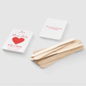  rode hart liefde nooit mislukt handwaaier (Niet-gemonteerd)