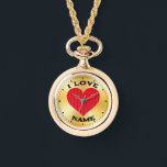 Rode Hart Liefde Symbool-18374 Horloge<br><div class="desc">Rode Hart Liefde Symbool-18374</div>