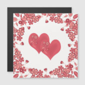 rode hart liefde Valentijnsdag (Voorkant / Achterkant)