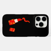 Rode Hart Lippenstift Pop Art Design Case-Mate iPhone Case (Achterkant (horizontaal))
