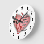 Rode Hart Luchtmacht Verpleegster Ronde Klok (Hoek)