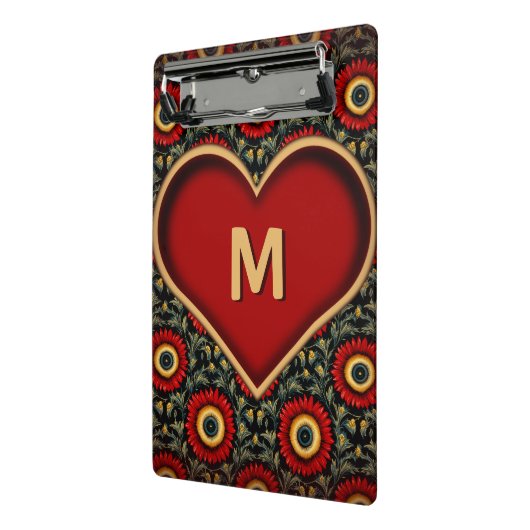 Rode  Hart Monogram Mini Klembord (Angled2)