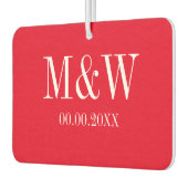 Rode hart net getrouwd bruiloft auto luchtverfriss luchtverfrisser (Links)