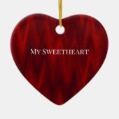 Rode Hart Ornament (Voorkant)