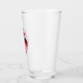 Rode Hart Parfum Fles Glas (Links)