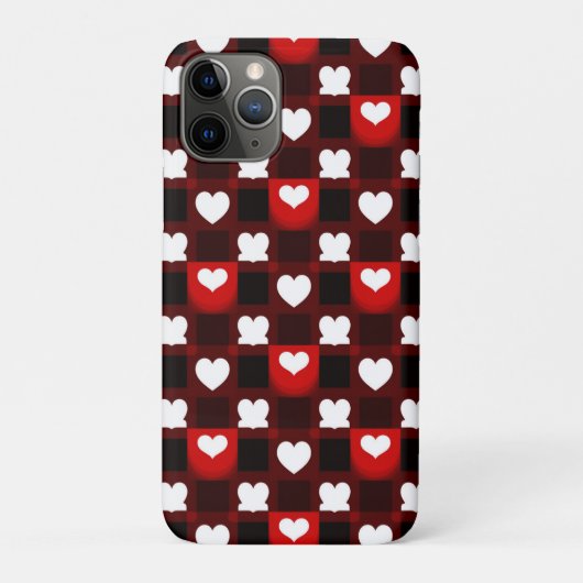 Rode Hart Romantisch Schattig Liefde Esthetisch On Case-Mate iPhone Case (Achterkant)