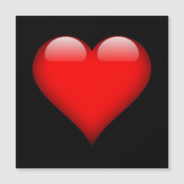 Rode Hart Trendy Liefde Bruiloft (Voorkant)