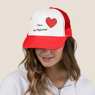 Rode hart trucker pet