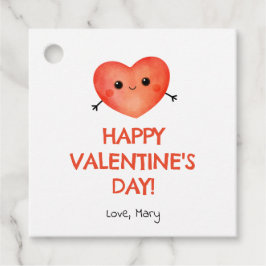 Rode Hart Valentijnsdag label