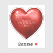  Rode Hart Valentijnsdag Sticker (Vel)