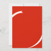 Rode Hart Valentijnsdag Uitnodiging (Achterkant)