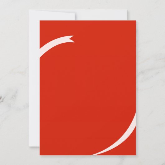 Rode Hart Valentijnsdag Uitnodiging (Achterkant)