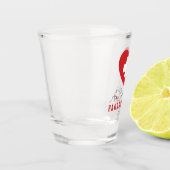 Rode Hart Verlovingsfeest kater Shot Glas (Links)