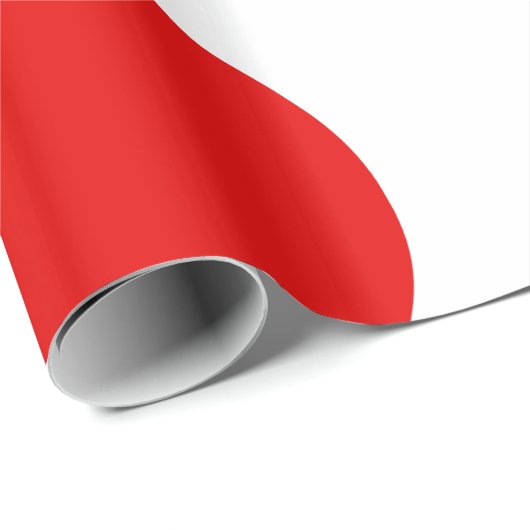 Rode Hart Vorm Liefde Klassiek Eenvoudig Minimalis Cadeaupapier (Rol Hoek)