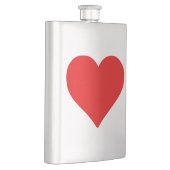 Rode Hart Vorm Liefde Klassiek Eenvoudig Minimalis Flacon (Rechts)
