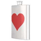 Rode Hart Vorm Liefde Klassiek Eenvoudig Minimalis Flacon (Links)