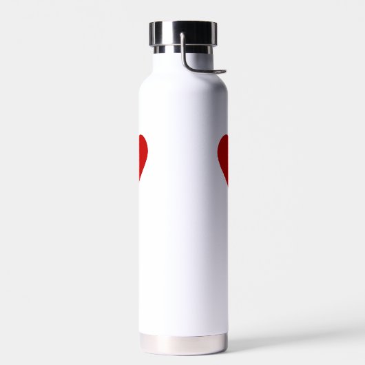 Rode Hart Waterfles (Links)