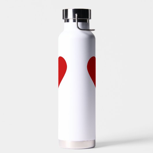 Rode Hart Waterfles (Links)
