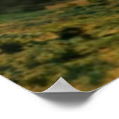 Rode Hart Zonnig Goedemorgen Poster (Hoek)