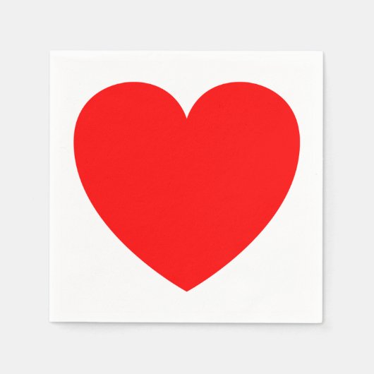 Rode hartbruiloft, Vrijgezellenfeest, partijliefde Servet (Voorkant)