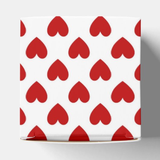 Rode harten bedankdoosjes (Bovenkant)