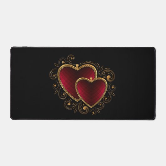 Rode harten bureaumat (Voorkant)