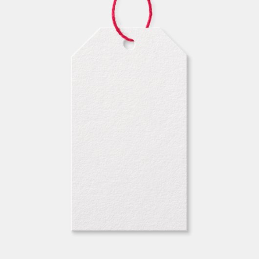 Rode harten cadeaulabel (Voorkant)