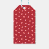 Rode harten cadeaulabel (Achterkant)