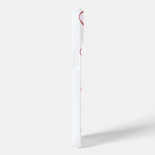 rode harten Case-Mate iPhone case (Achterkant / Rechts)