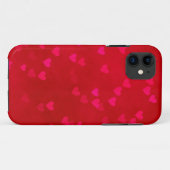 Rode harten Case-Mate iPhone case (Achterkant (horizontaal))