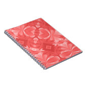 Rode harten en diamanten notitieboek (Rechterzijde)